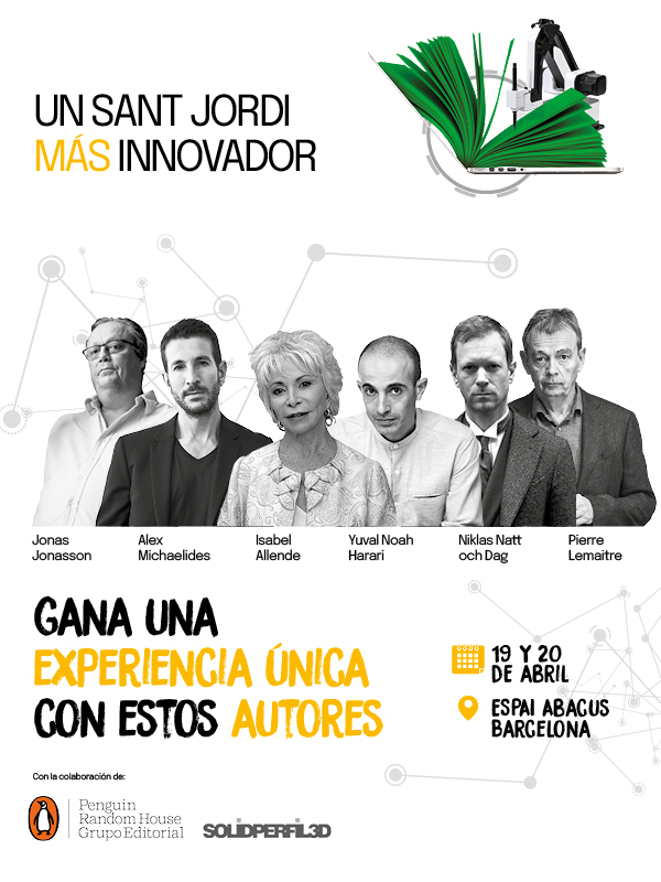 Gana una experiencia única para Sant Jordi con autores internacionales