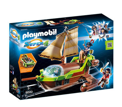 Playmobil Super 4 Vaixell camaleó amb Ruby