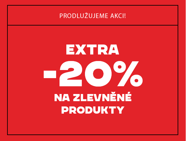Extra -20% na zlevněné produkty