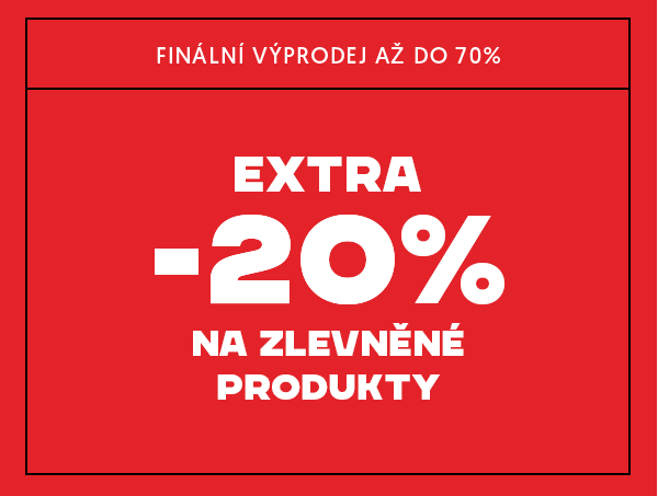 Extra -20% na zlevněné produkty