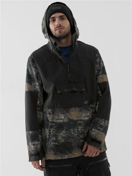 Pánská snowboardová mikina softshell membrána 8 000