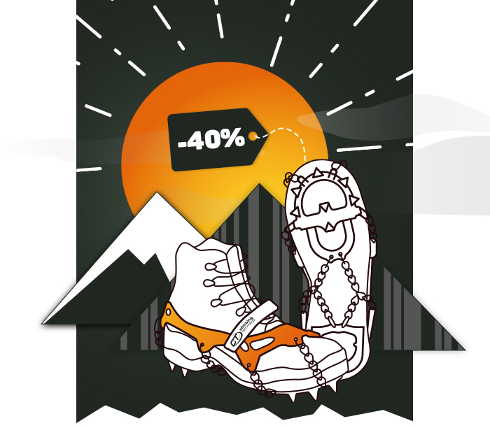Raczki Climbing Technology Ice Traction -40%
