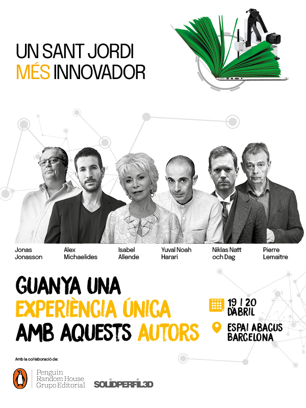 Guanya una experiència única per Sant Jordi amb autors internacionals