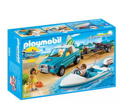 Playmobil Summer Fun Vacances pick up amb llanxa