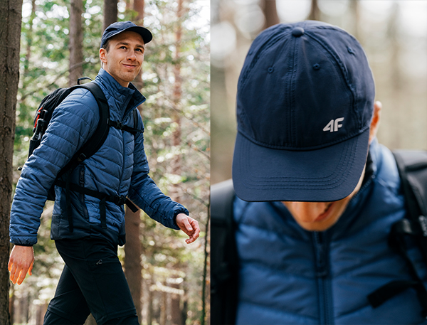 Pánská trekingová péřová bunda primaloft® BLACK ECO
