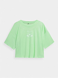 DÁMSKÉ TRIČKO CROP TOP OVERSIZE NA JÓGU
